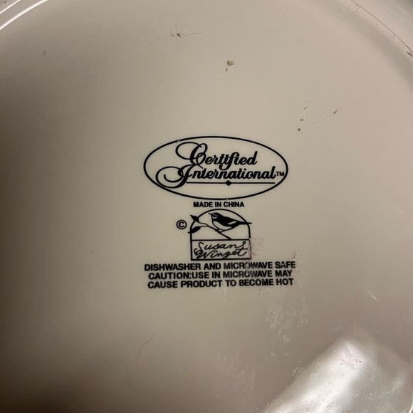 Santa Christmas plate. 12” - Picture 3 of 3